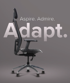Wipro Adapt Air Black Workstation Chairs