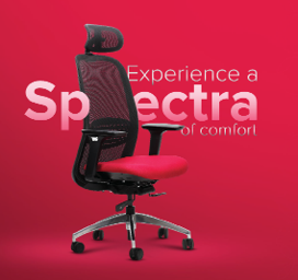 Wipro Spectra AIR High Back Red Workstation Chairs