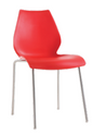 Wipro Pepper Red Cafe Chairs